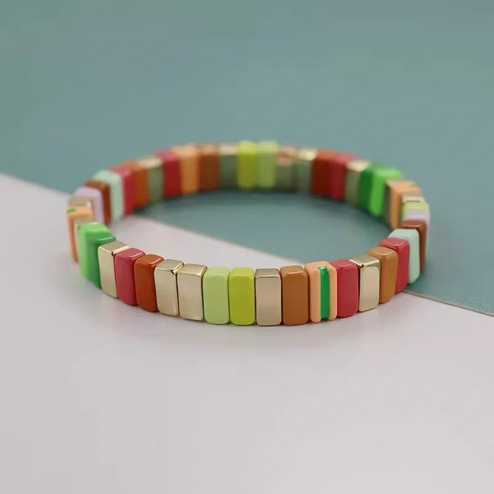 Roxanne Assoulin - Rainbow Brite Bit X Bit Colorful Stretch Bracelet